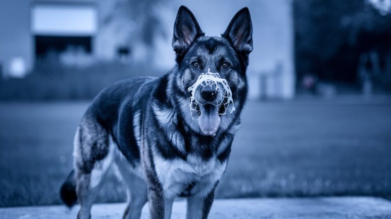 Hund hustet und würgt ohne Erbrechen: Ursachen & Hilfe